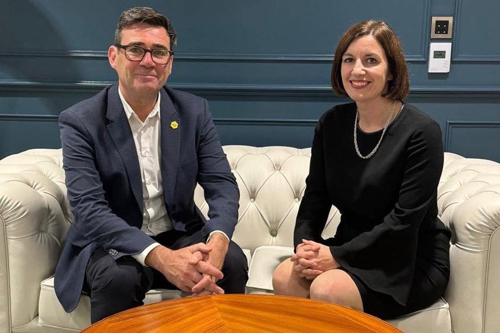 Andy Burnham with Ms Phillipson (Labour Party)