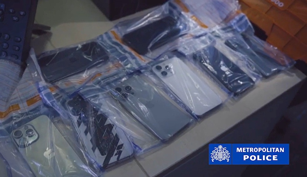 The investigation uncovered a supply chain of street-level thieves, handlers and exporters moving stolen devices out of the UK (PA)