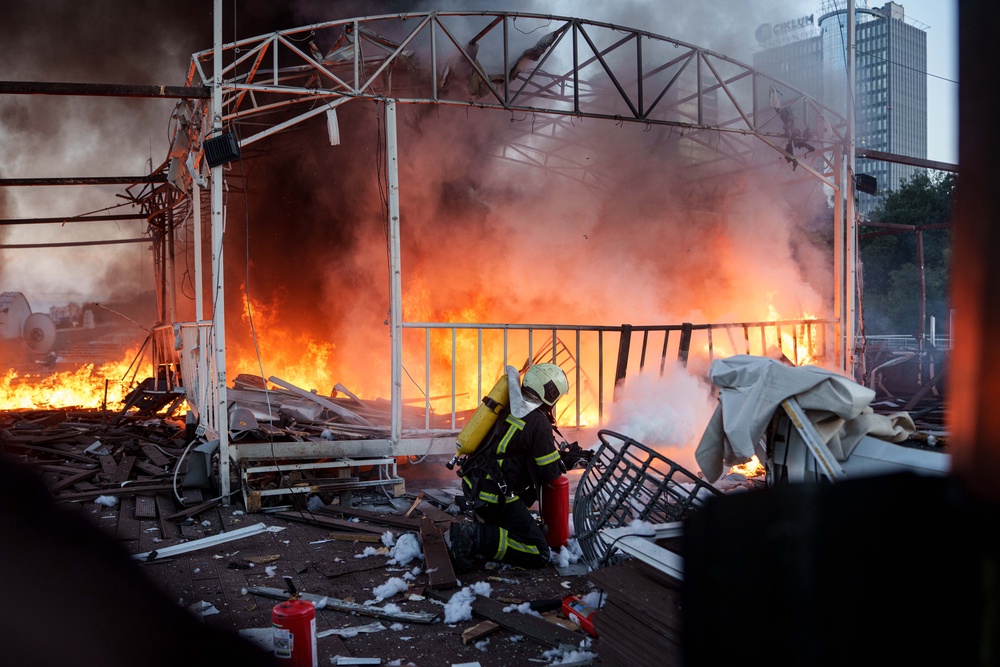 Drones are routinely used to cause devastation in the Ukraine-Russia war (AP)