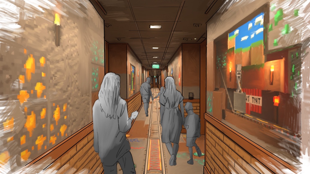 The hotel will be alongside a theme park land (PA)