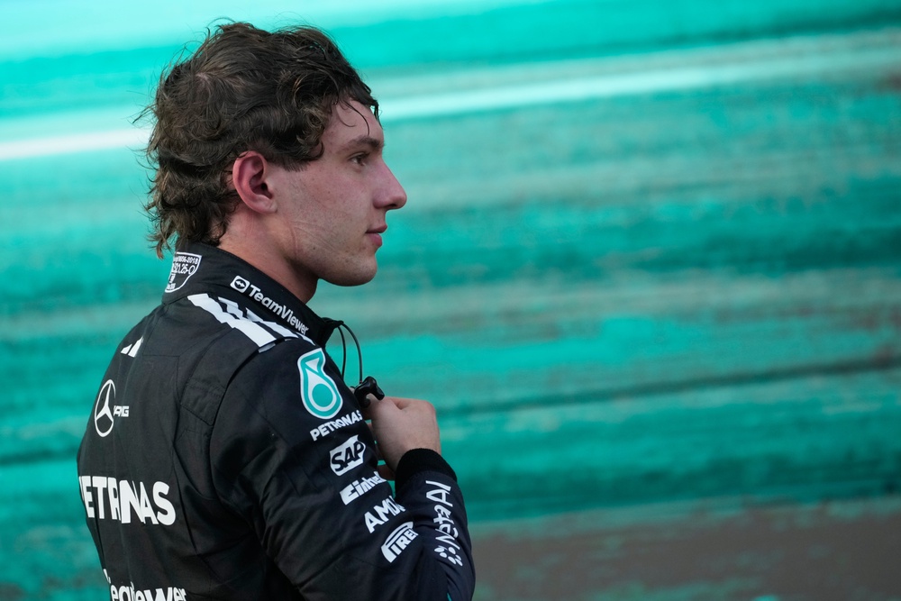 Kimi Antonelli finished fifth in Azerbaijan on Saturday (Pavel Bednyakov/AP) (AP)