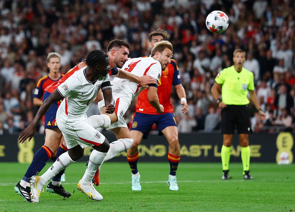 Harry Kane headed England into the lead (Reuters)