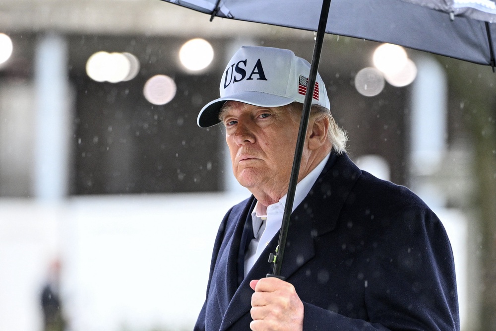 With approval ratings struggling in key states, President Donald Trump is scheduling appearances in safe territories such as Oklahoma and Alabama (AFP/Getty)