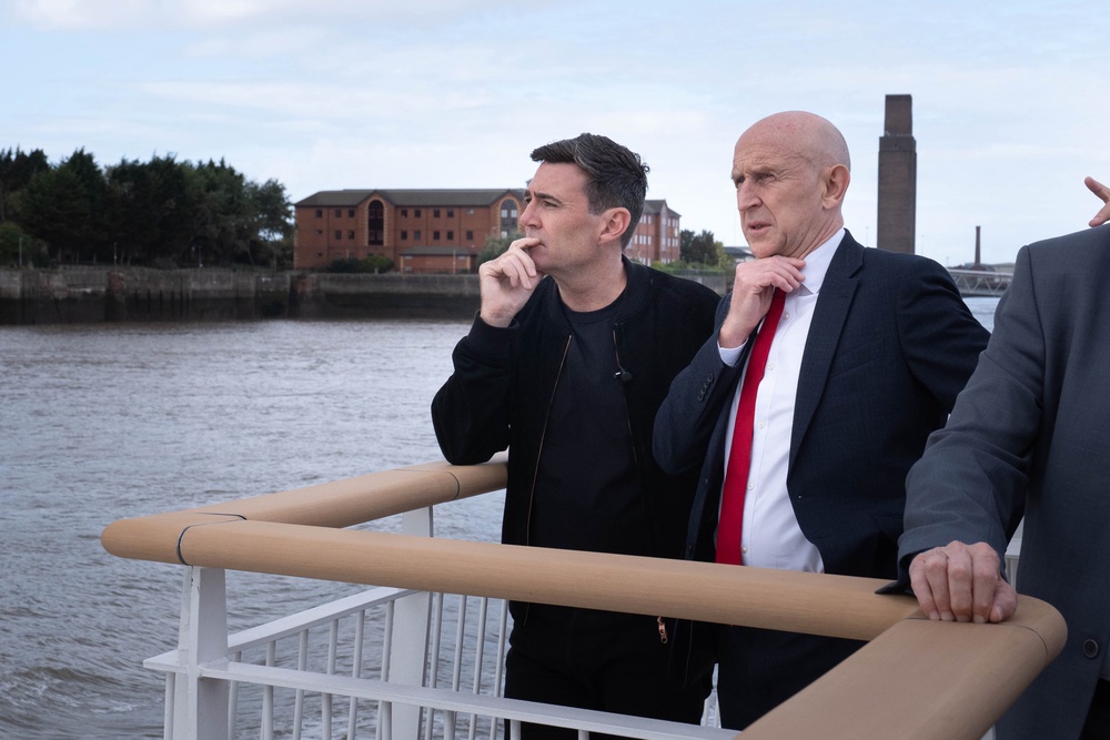 Andy Burnham and John Healey (PA)