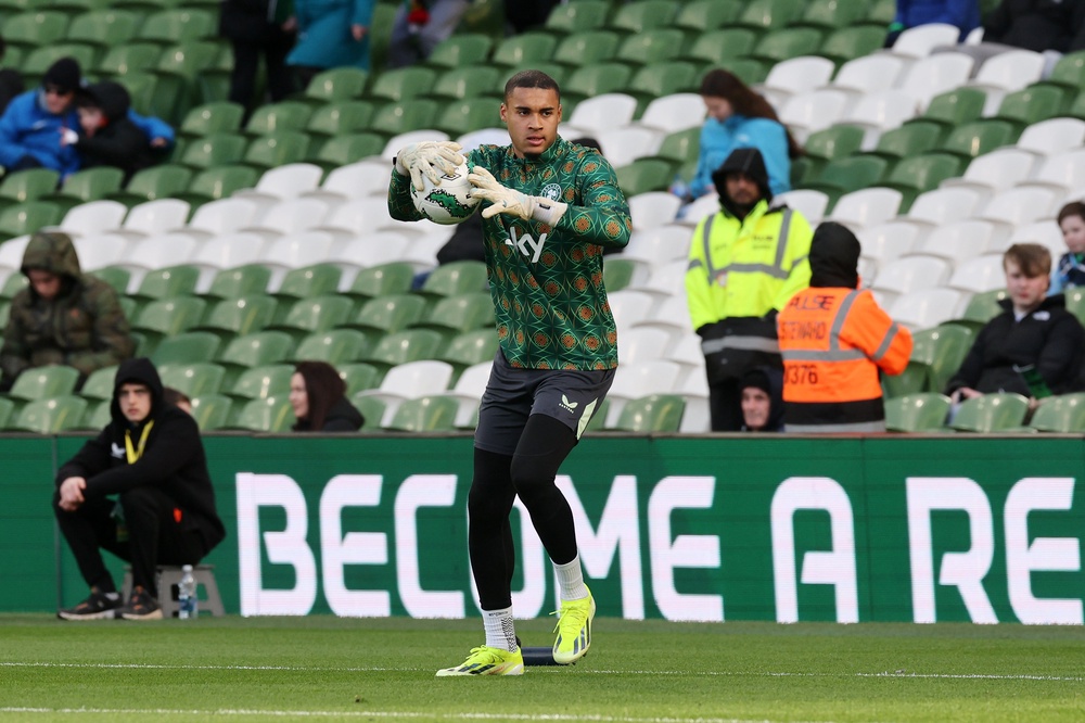 Republic of Ireland’s Gavin Bazunu has withdrawn from the controversial Nations League fixtures with Israel (PA)