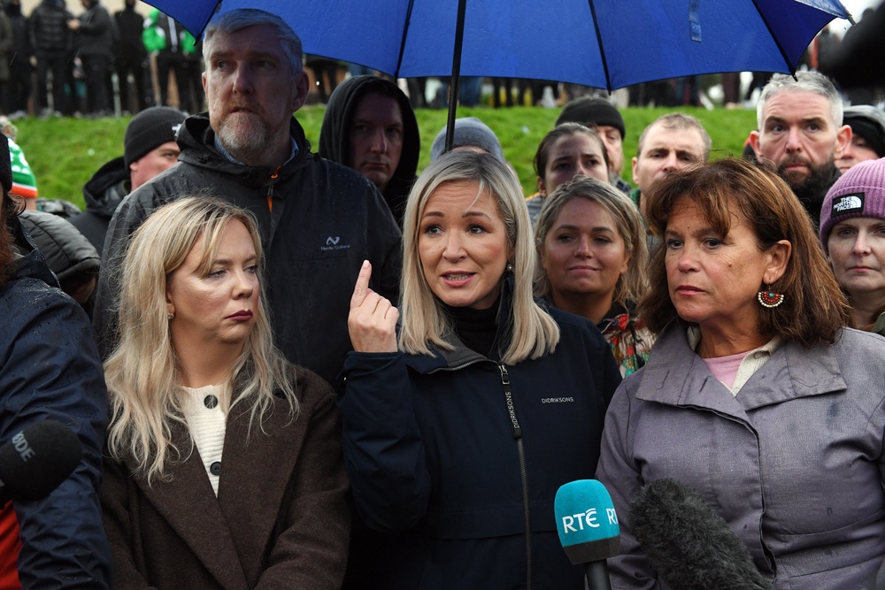 Michelle O'Neill said the reignition of the Drumcree dispute 'brings into question how this whole peace process works' (Getty)