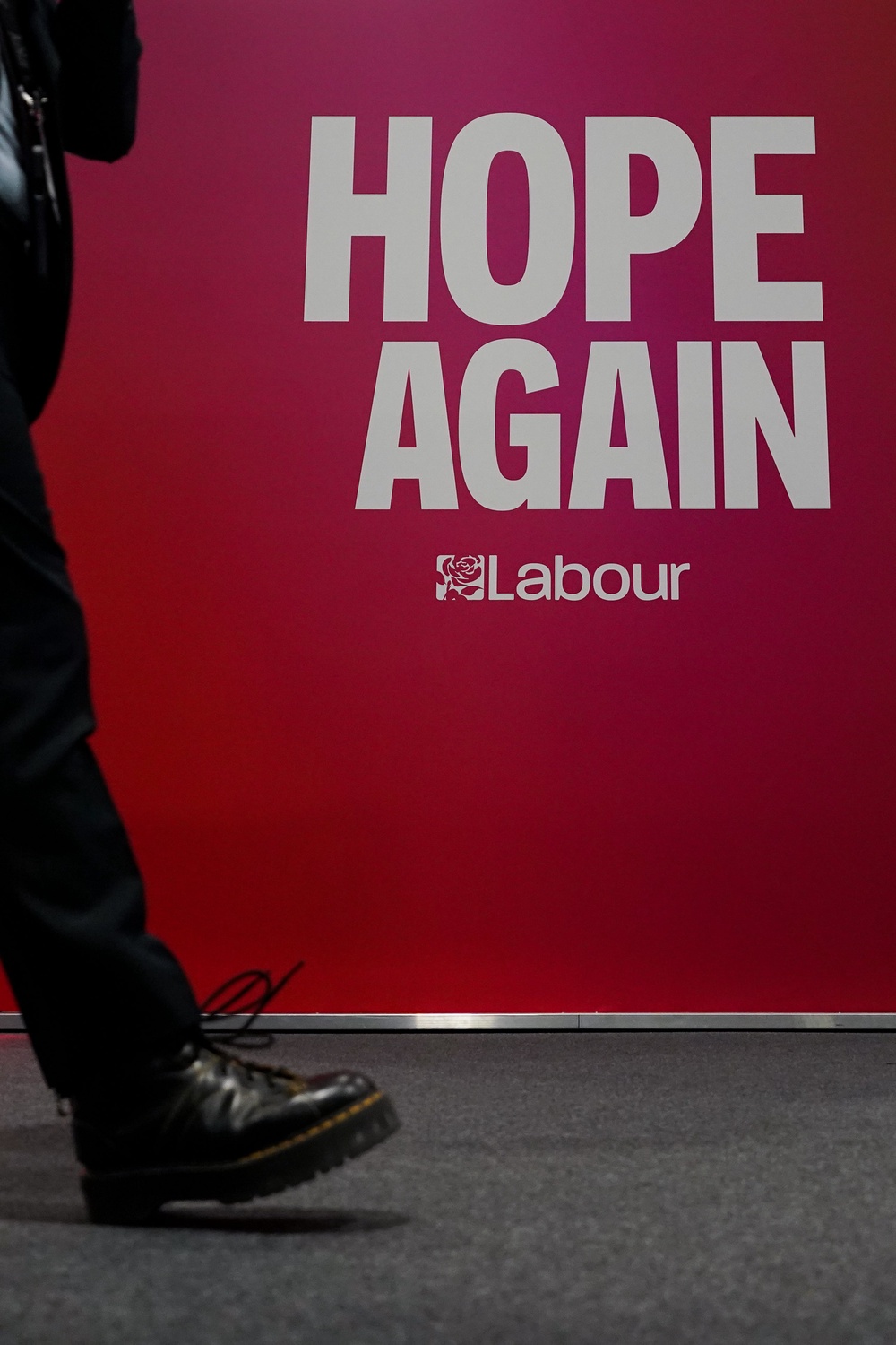 Labour’s conference in Liverpool began on Sunday with the slogan ‘hope again’ (Getty)
