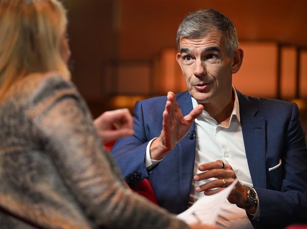 Matt Brittin discussed his vision for BBC funding (Jeff Overs/BBC/PA) (PA Media)