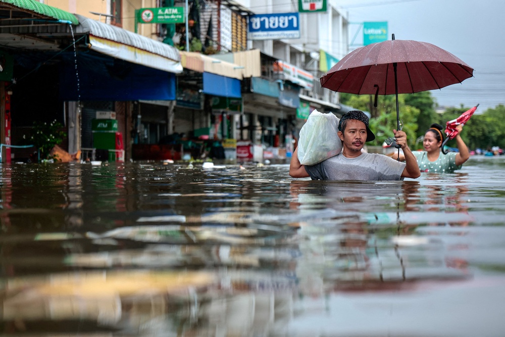 Heavy rain has affected thousands (Reuters)