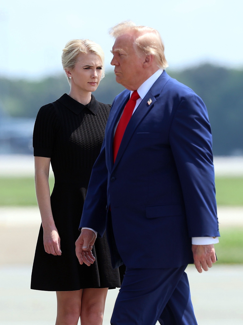 Natalie Harp is a White House aide with a close relationship to Donald Trump (Getty Images)