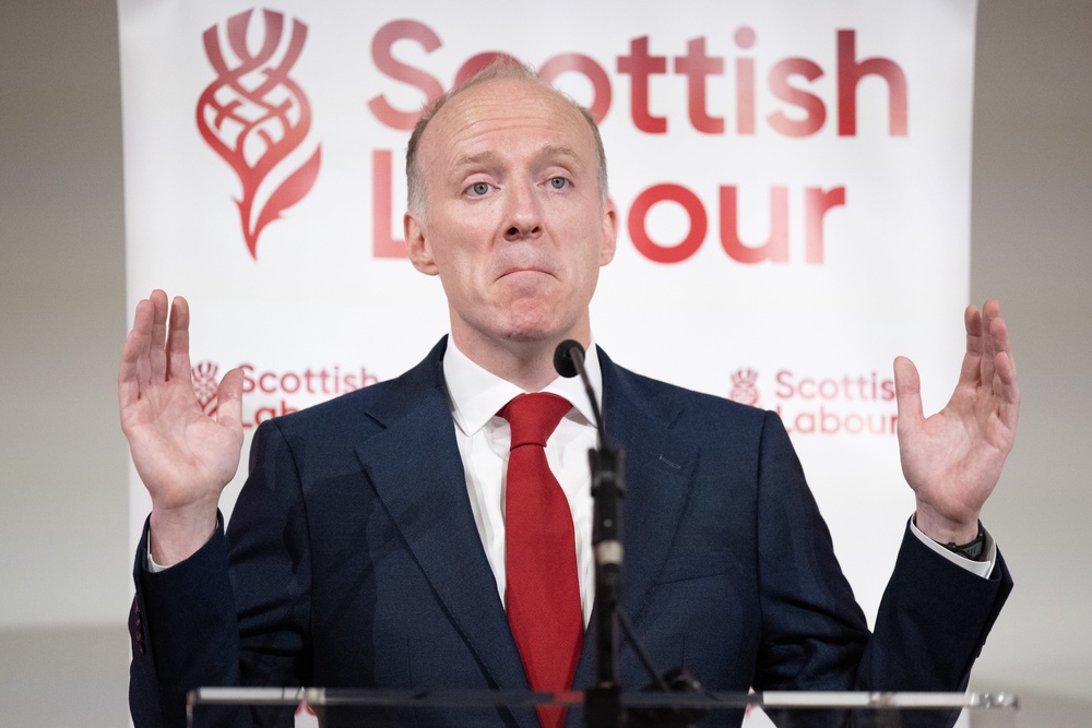 Michael Marra addressed Labour’s national conference for the first time as its Scottish leader (Lesley Martin/PA) (PA Wire)