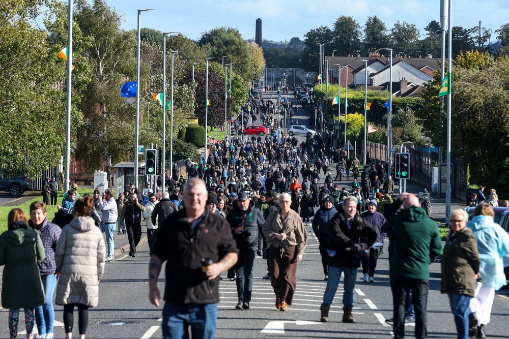 The Orange Order has not been permitted to march on Garvaghy Road for almost 30 years (AFP/Getty)
