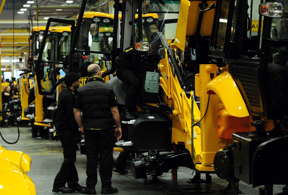 JCB’s factory in Staffordshire (Rui Vieira/PA) (PA Archive)