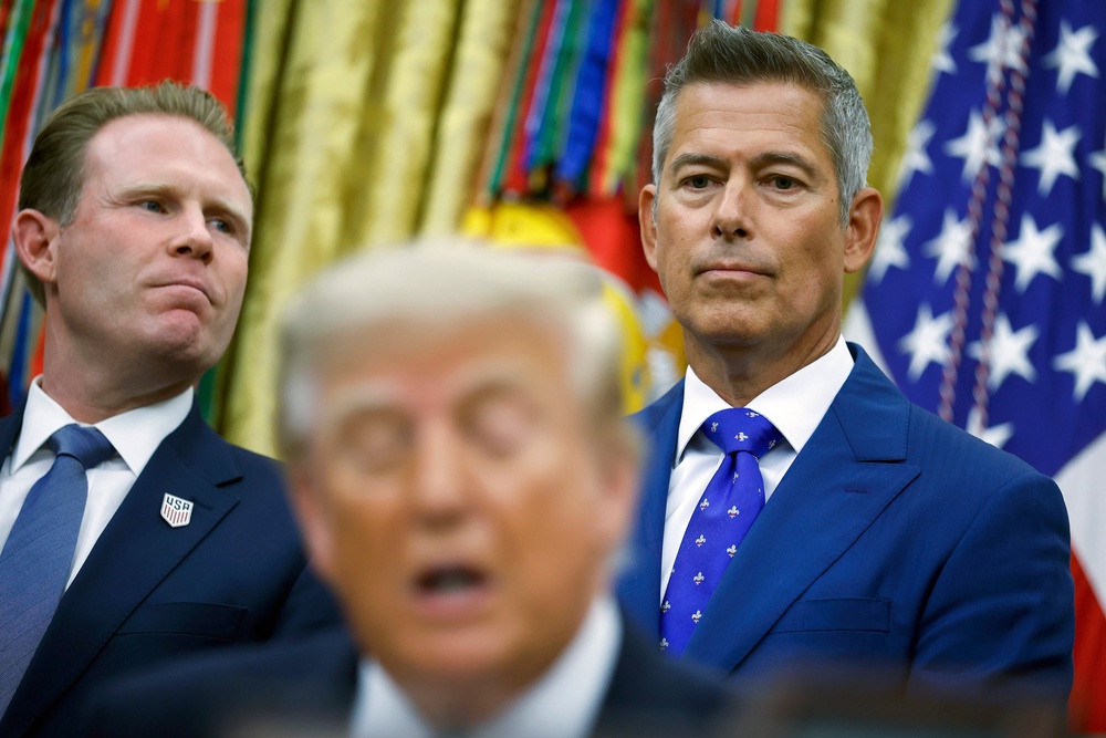 Secretary of Transportation Sean Duffy confirmed the Monday announcement on X on Saturday (Getty)