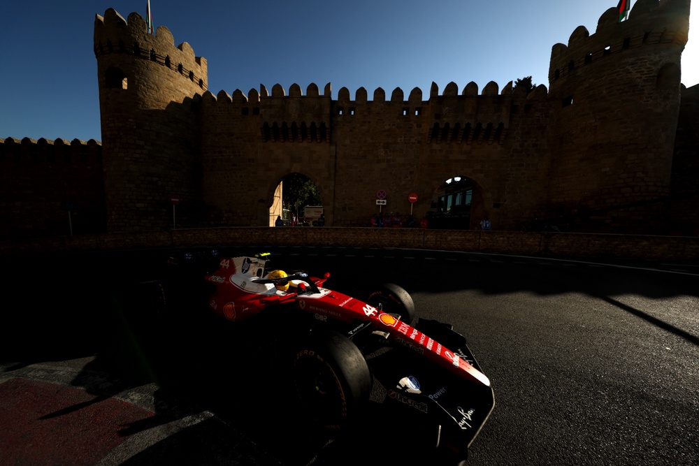Lewis Hamilton ended the Azerbaijan Grand Prix in sixth (Getty)