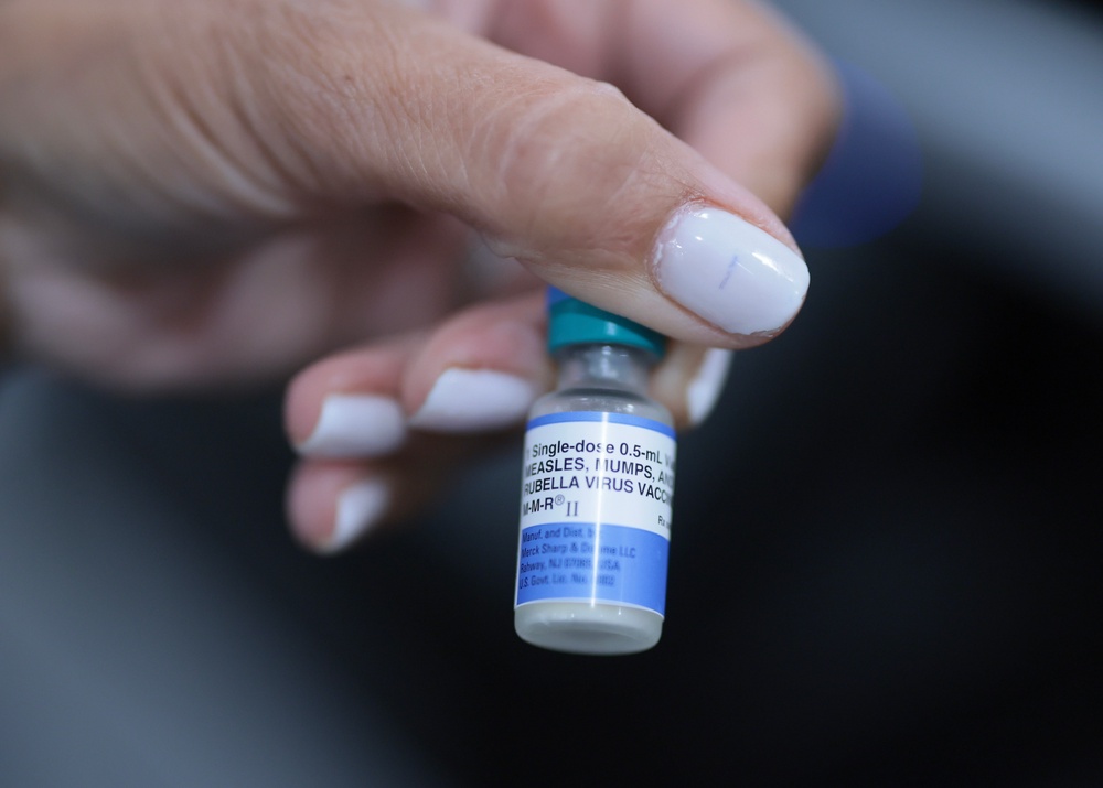 Measles cases can be prevented after a person receives two doses of the measles-mumps-rubella vaccine (Getty Images)