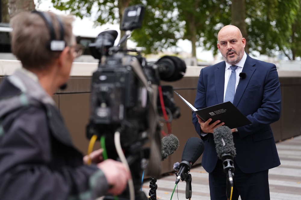 Assistant commissioner Laurence Taylor gave the update outside New Scotland Yard (PA)
