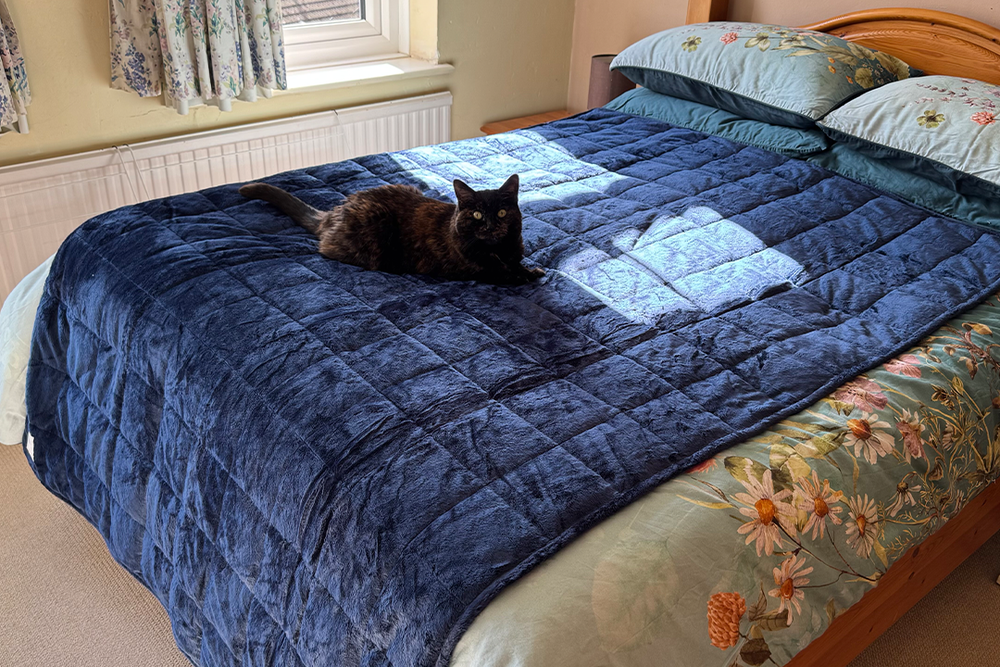 If you want a weighted blanket to snuggle under when it’s cold, this should be your first pick (Jo Plumridge/The Independent)