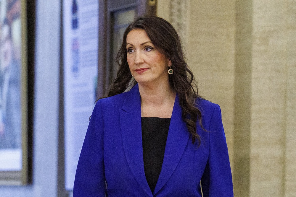 First Minister Emma Little-Pengelly accused First Minister Michelle O’Neill of breaking the law and encouraging others to do so (Liam McBurney/PA) (PA Wire)