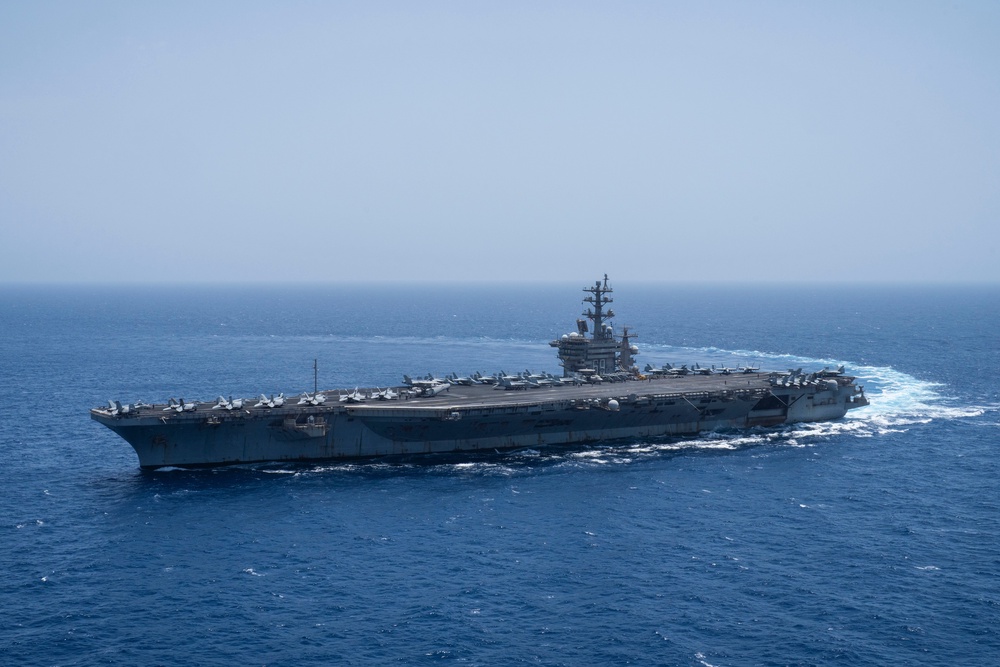 Four sailors aboard the vessel were injured in what the Navy characterized as a “mishap” (Copyright 2024 The Associated Press. All rights reserved.)