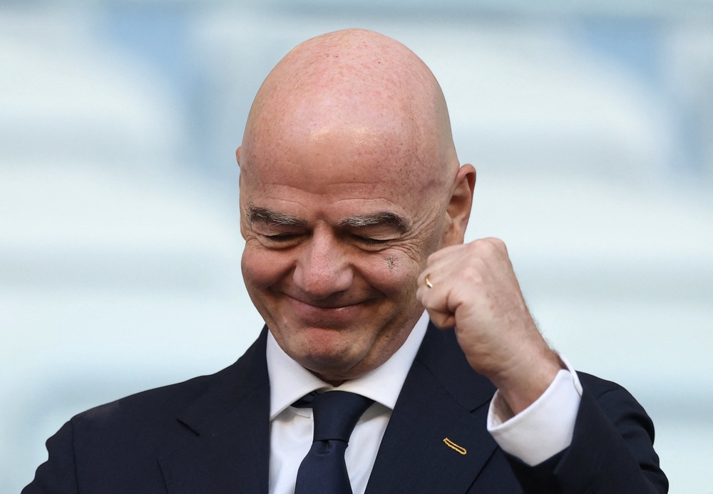 Gianni Infantino has made a fresh funding pledge to Fifa members (Reuters)
