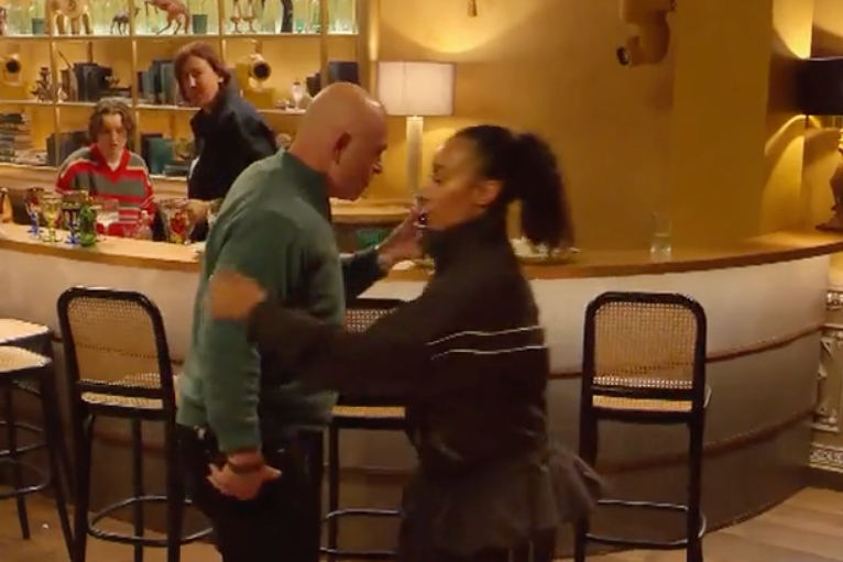The innocent arm rub (BBC)