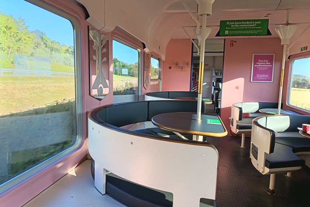 The Krogen, or dining car (Rebecca Crowe)