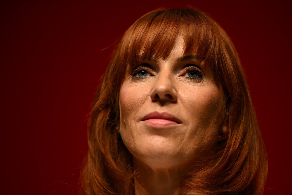 Angela Rayner says that Meghan has faced ‘a tremendous amount of intrusion’ into her family (AFP/Getty)