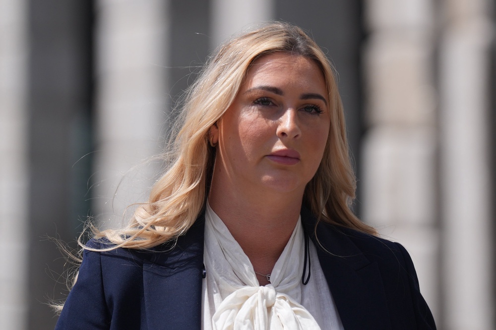 Nikita Hand leaving the Court of Appeal in Dublin (PA) (PA Archive)