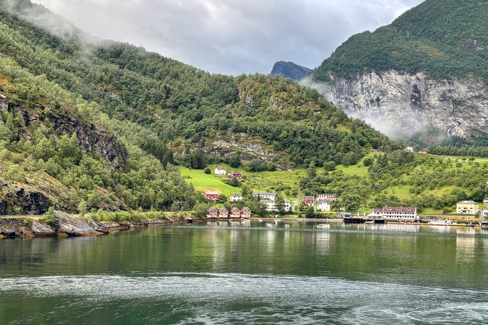 Flåm is one of the stops on Viking Neptune's Norwegian fjords cruise (Mike Unwin)