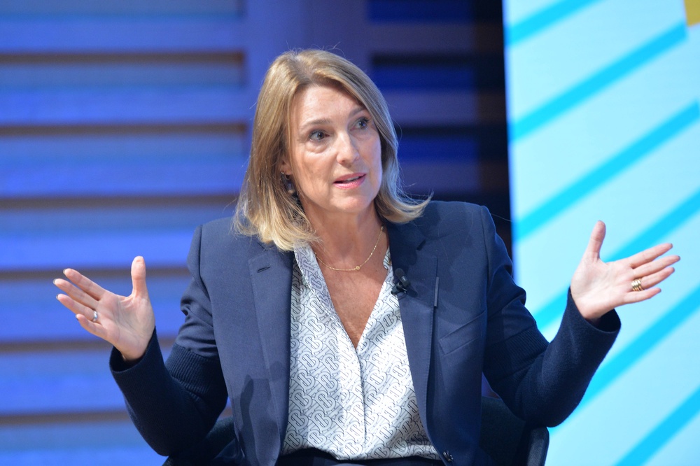 Dame Carolyn said: ‘We approached Sky. We felt they were the single best partner’ (Richard Kendal/RTS/PA) (PA Media)