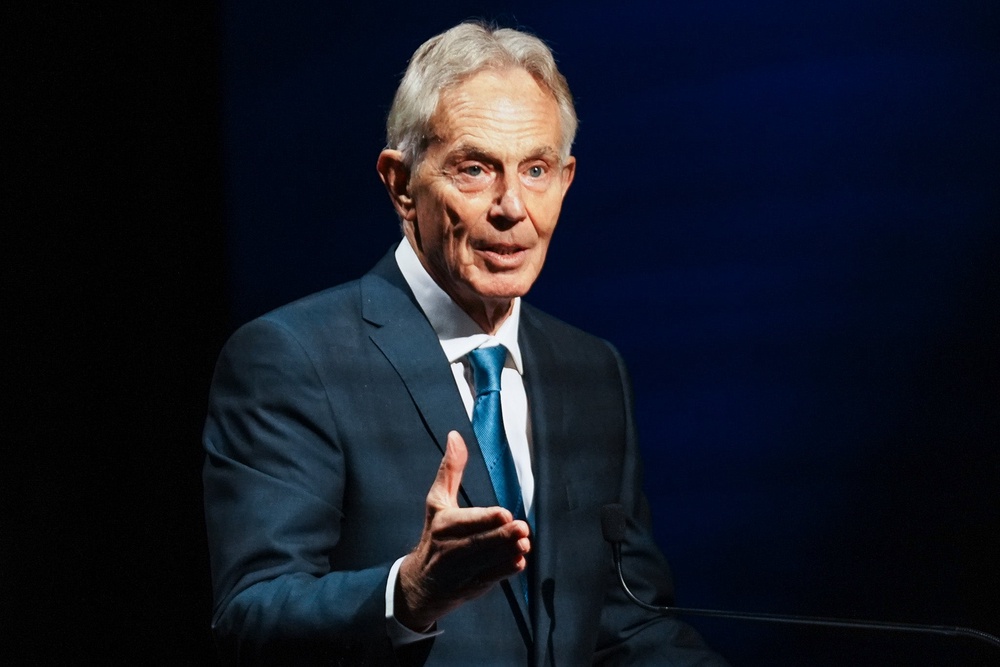 The think tank chaired by Tony Blair has said that Britain should commit to rejoining the European Union within a decade (Getty)