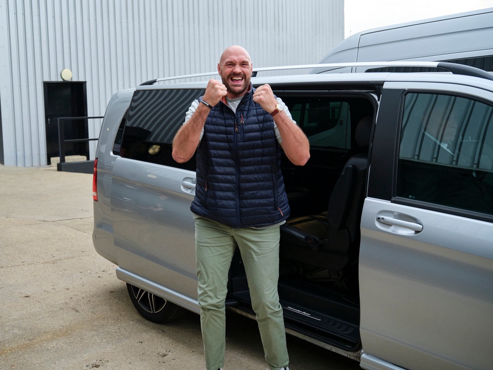 Tyson Fury is ready for a face off (Tom Cockram for Netflix)