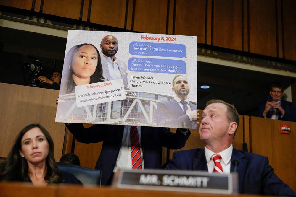Schmitt falsely alleged that Smith was attending an NBA game in Atlanta the same night that Smith was watching a women’s college basketball game in Maryland, then refused to apologize or correct himself (Reuters)