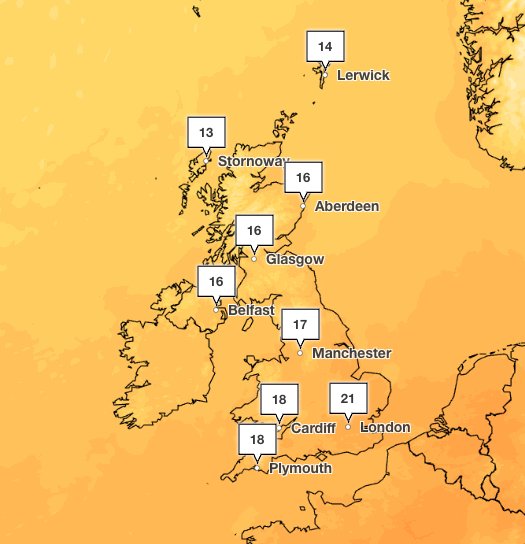 Wind, rain and more unsettled weather is set to arrive on Thursday (Met Office)