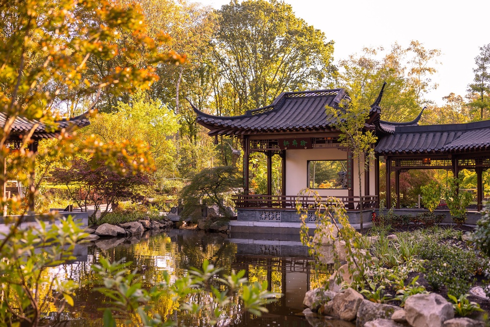 Yangzhou Scholars' Garden at RHS Garden Bridgewater (PA)