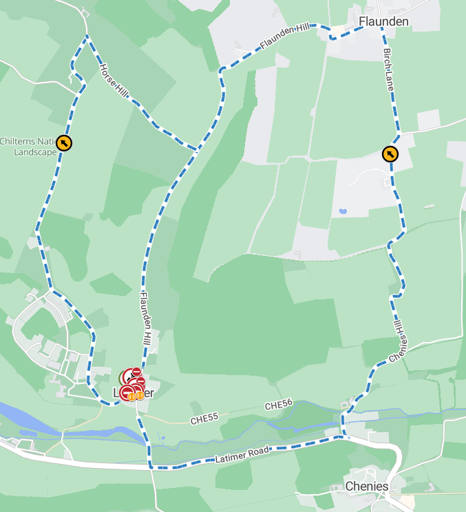A diversion is in place around Latimer village (Causeway.Network)