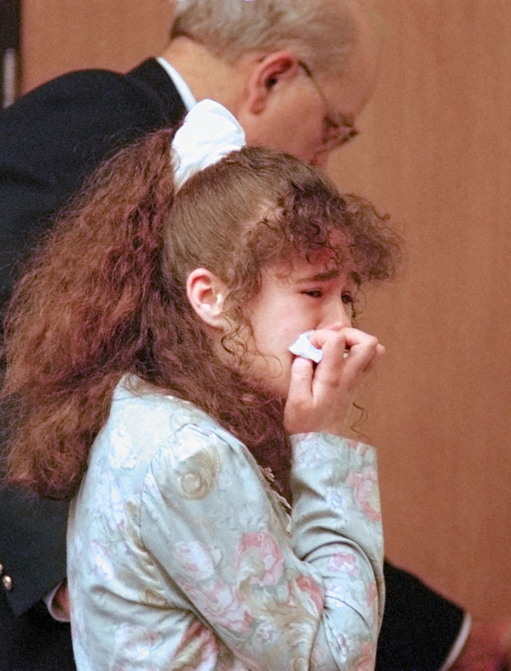 Pike in Knox County Criminal Court in Knoxville, Tennessee, on March 30, 1996, after being sentenced to death (Knoxville News-Sentinel)