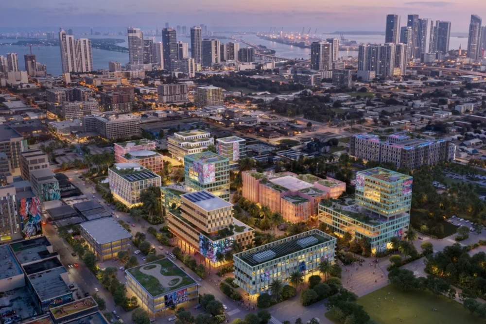 A rendering showing what Carnegie Mellon University's new campus in Miami's Wynwood neighborhood might look like when it opens in 2028 (Carnegie Mellon University)