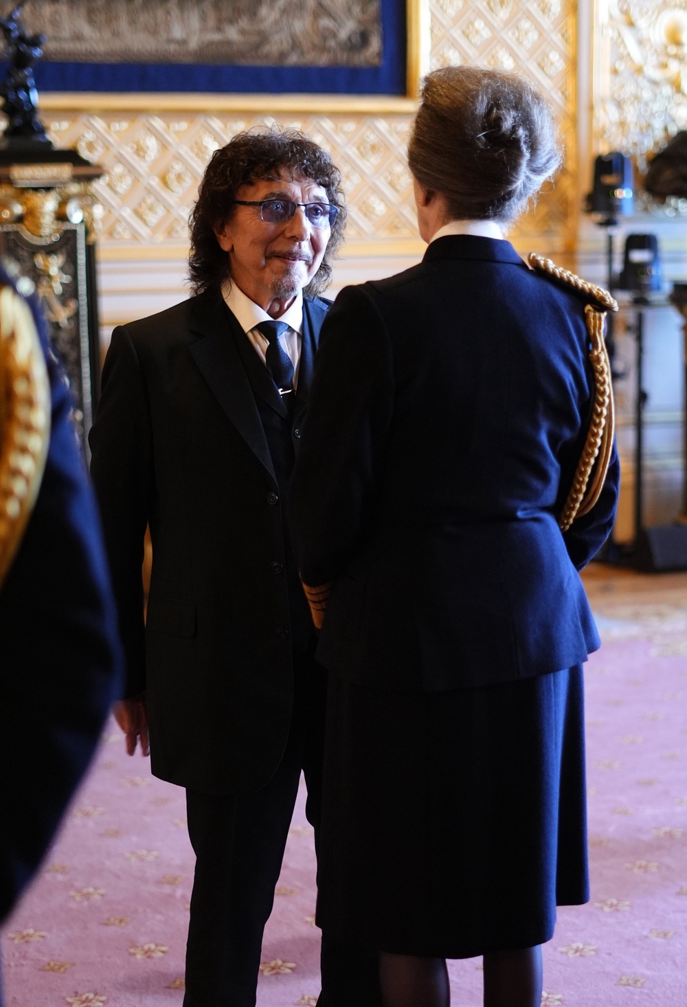 The guitarist spoke with the Princess Royal on Wednesday (Jordan Pettitt/PA)