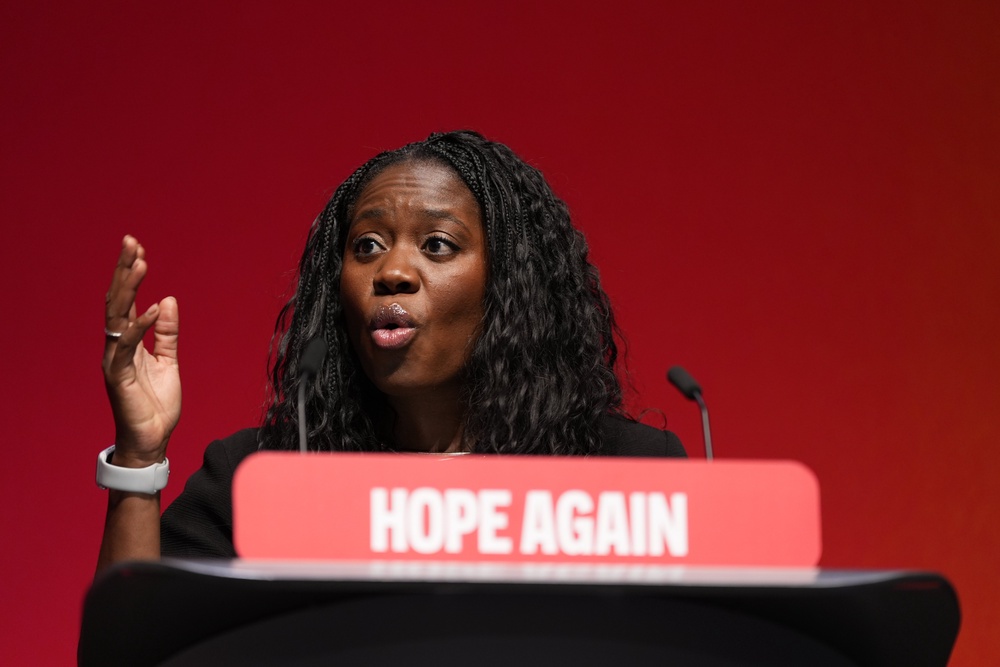 Energy Secretary Miatta Fahnbulleh speaking during the Labour Party conference in Liverpool (Peter Byrne/PA) (PA Wire)