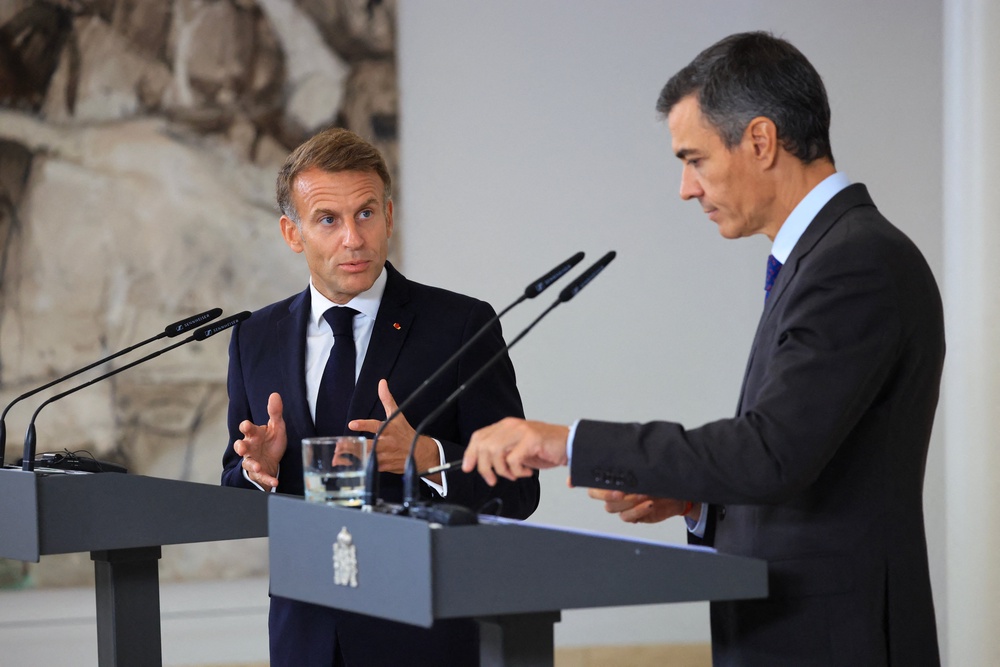 The leaders of France and Spain have said they would support Britain returning to the European Union (AFP/Getty)