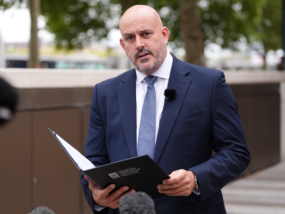 Head of Counter Terrorism Policing, Assistant Commissioner Laurence Taylor said the five arrested released on bail ‘remain under investigation’ (Jonathan Brady/PA) (PA Wire)