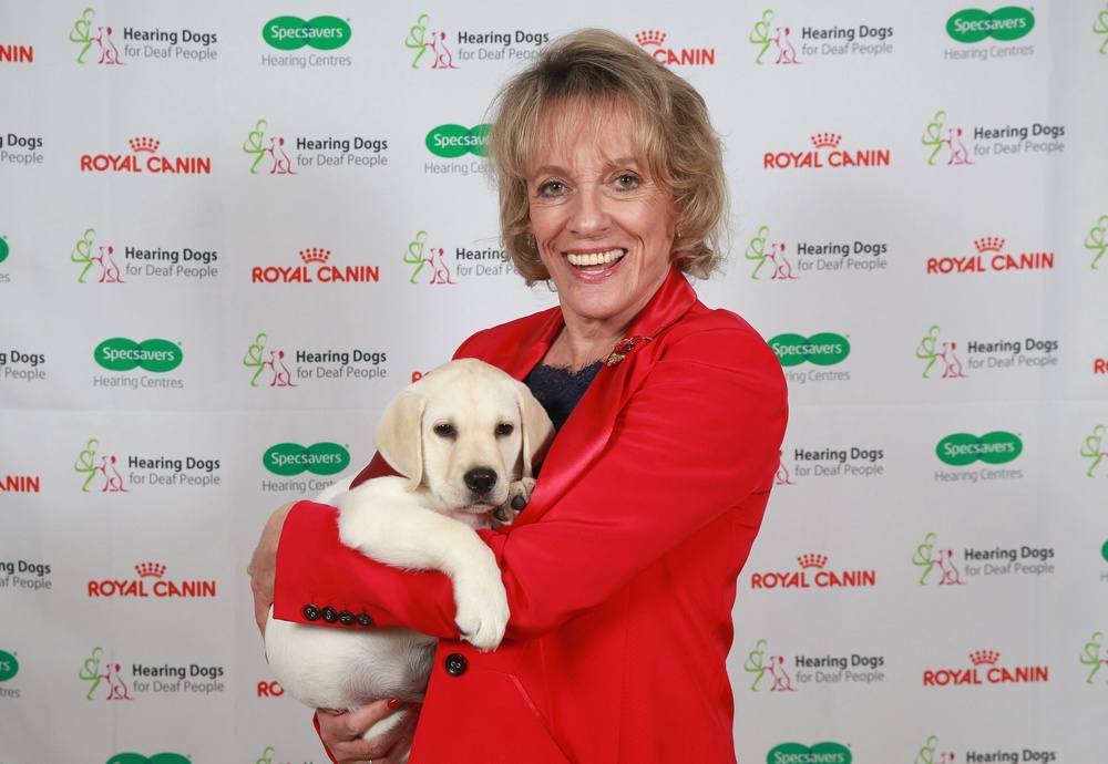 Dame Esther Rantzen with a hearing dog puppy, at The Hearing Dogs Awards (Matt Alexander/PA) (PA Archive)