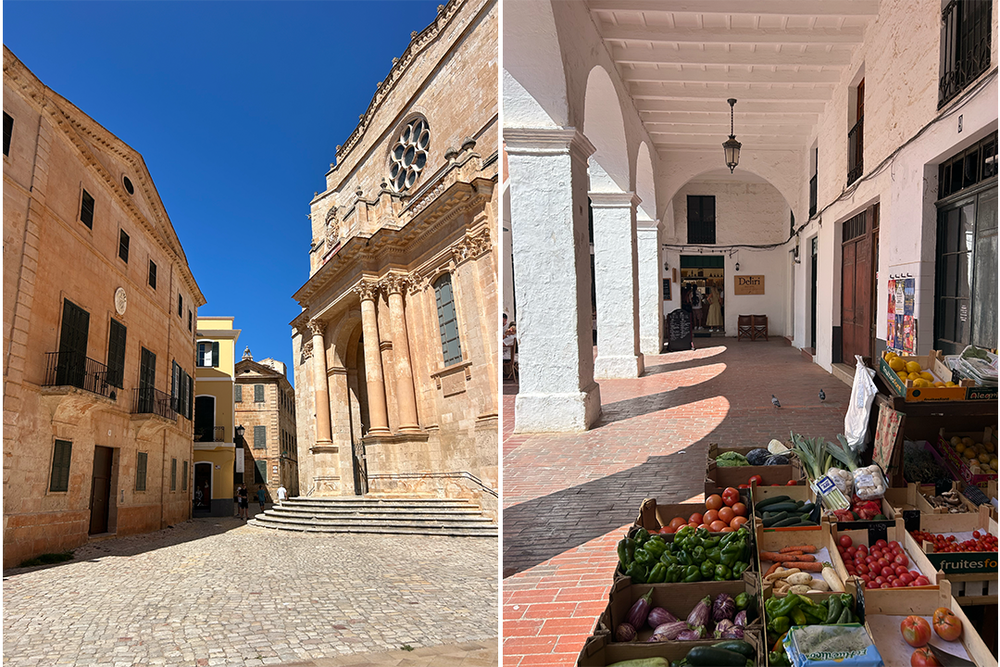 Ciutadella’s streets date back to medieval times (Daisy Lester/The Independent)