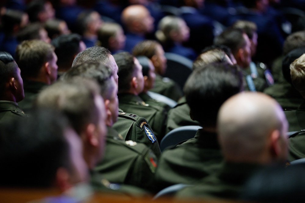 During his speech on Wednesday, Hegseth announced the US military will cut 20 percent of its admirals and generals (Reuters)