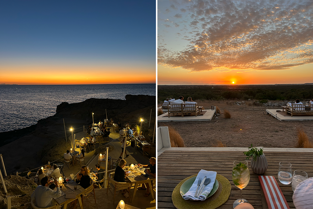 Wherever you are on the island, sunsets are spectacular (Daisy Lester/The Independent)