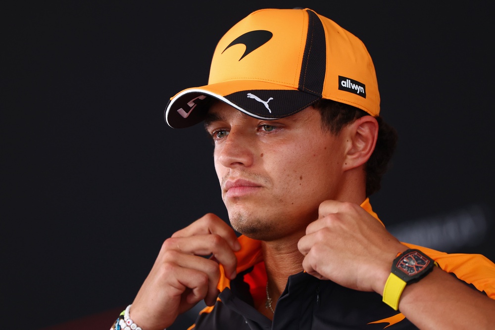 Lando Norris was abused by Argentinean fans after the incident and his comments (Getty)