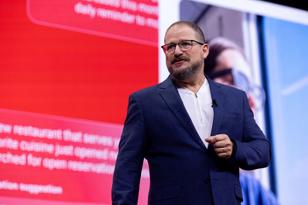Cristiano Amon at the Snapdragon summit (Qualcomm)