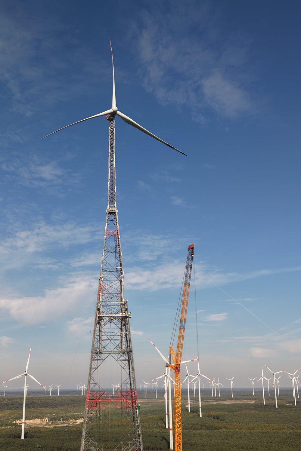 Work on the turbine is not yet complete, with internal wiring still to be installed ahead of its planned inauguration on Nov. 19 (AP Photo/Markus Schreiber)